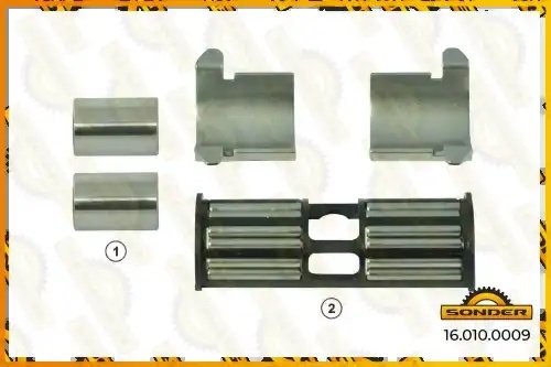 Аналог 18067. РМК суппорта Haldex Modul T, SAF SBS2220 подшипник игольчатый упор 160100009 SONDER