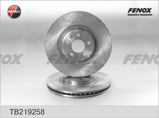 TB219258 диск тормозной передний! 345мм\ Audi A4/A5/A6/A7/Q5 1.8T-3.2 07> TB219258 FENOX