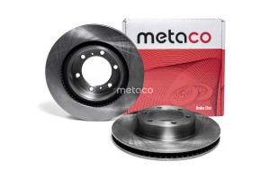 Диск тормозной передний вентилируемый 3050098 METACO