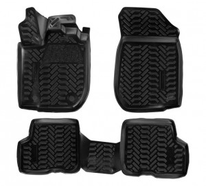 Ковры для Renault Sandero II/Stepway (14-), 4 шт., (крепеж), выс. борт, 3D с под ACM-PS-58 AIRLINE