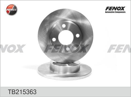 Диск тормозной Audi 80 86-91, 90 87-91, 100 76-84 TB215363 FENOX