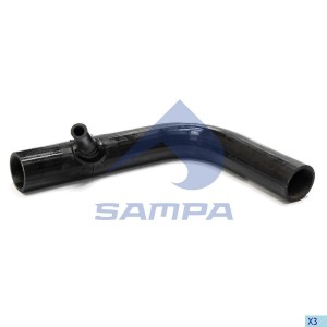 Патрубок радиатора MAN 020412 SAMPA