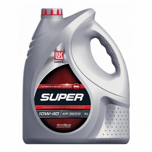 Масло моторное полусинтетическое LUKOIL SUPER 10W-40, API SG/CD 5Л 19193 19193 LUKOIL