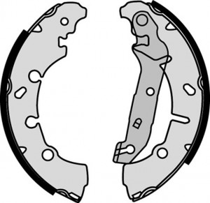 S24532 колодки барабанные з.!\ Ford Fiesta 1.3i-1.4TDCi 01> S 24 532 BREMBO