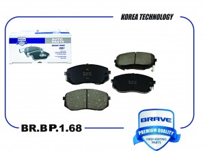 Колодка тормозная передняя BR.BP.1.68  58101D4A20 HYUNDAI Sonata VII 15-,KIA Opt BRBP168 BRAVE