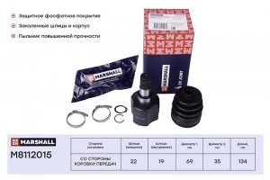 ШРУС внутр. Daewoo Matiz I 98- M8112015 M8112015 MARSHALL