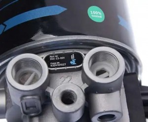 Осушитель воздуха МАЗ,КАМАЗ,ПАЗ(АВРОРА),ЛИАЗ (24V, 3 выхода) MEGAPOWER 350-23-001 MEGA POWER