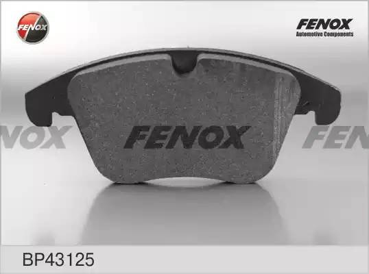 Колодки передние Ford Mondeo IV 07-, Land Rover Freelander 2 06-, Volvo S60 II,  BP43125 FENOX