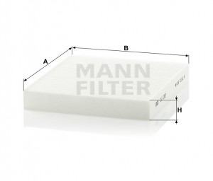 Фильтр салона CU2351 CU2351 MANN FILTER
