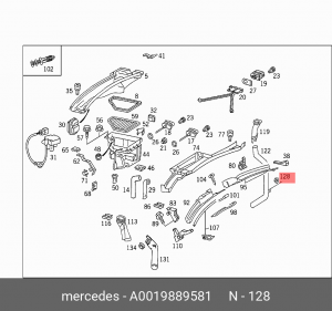 клипса крепежная шумоизоляции!\ MB W210/W211/W220/W221/W230/W242/W246/Vito/Sprin A 001 988 95 81 MERCEDES BENZ