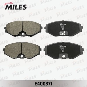 Колодки тормозные передние (без датчика) (Смесь Low-Metallic) NISSAN MAXIMA QX ( E400371 MILES