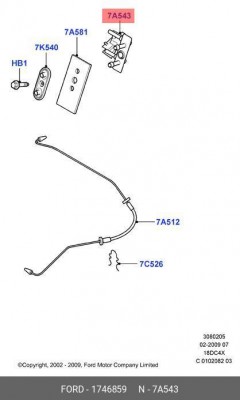 цилиндр сцепления главный! d19\ Ford Focus 1.4-2.0 16V/1.8TDCi 98-04 1 746 859 FORD