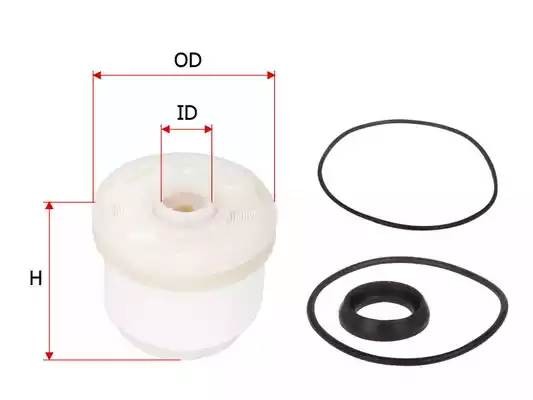 Фильтр топливный TOYOTA Hilux (05-) SAKURA F1111 SAKURA