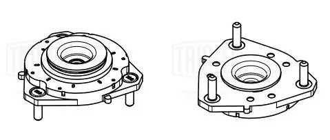 Опора амортизатора Ford Transit (06-) (перед.) (без подшип.) (SA 1072) SA 1072 TRIALLI