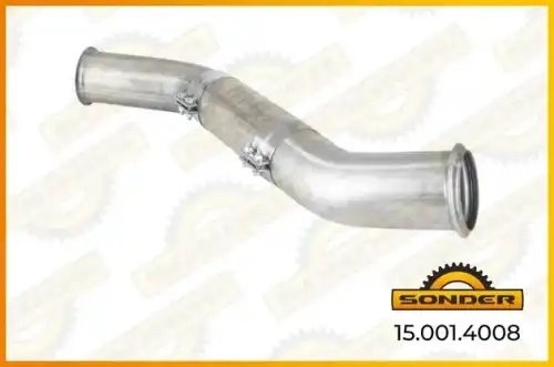 Труба глушителя приемная DAF XF95(нерж) 150014008 SONDER