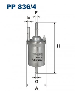 Фильтр топливный PP836/4 PP8364 FILTRON