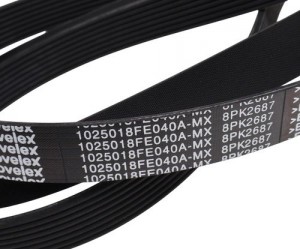 Ремень приводной поликлиновой 8PK2687 JAC Sunray SOLLERS Atlant (2.7D) (4DE1-1D) 1025018FE040AMX MOVELEX