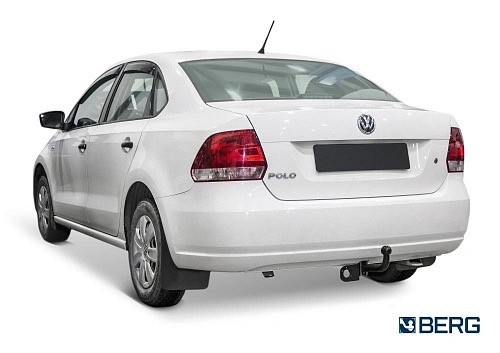 Устройство тягово-сцепное VW Polo (10-20) SKODA Rapid (13-) (съемный шар) без пр F5112001 BERG