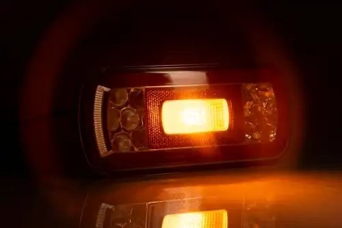фонарь задний универсальный! LED, 6-функц. стоп, поворот, посв. ном. с пров. 1.0 FT130COFLED FRISTOM