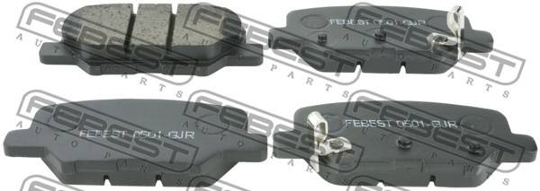 Колодки задние MAZDA 6 GJ 2012- 0501-GJR 0501-GJR FEBEST
