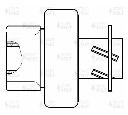 Бендикс стартера VCS1901 START VOLT