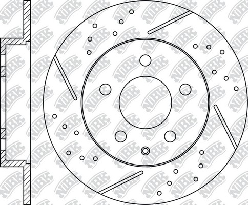 Диск тормозной MAZDA 3 (13-) задний (1шт.) NIBK RN1565DSET NIBK