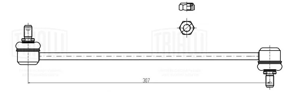 Стойка стабилизатора переднего SP 2513 TRIALLI