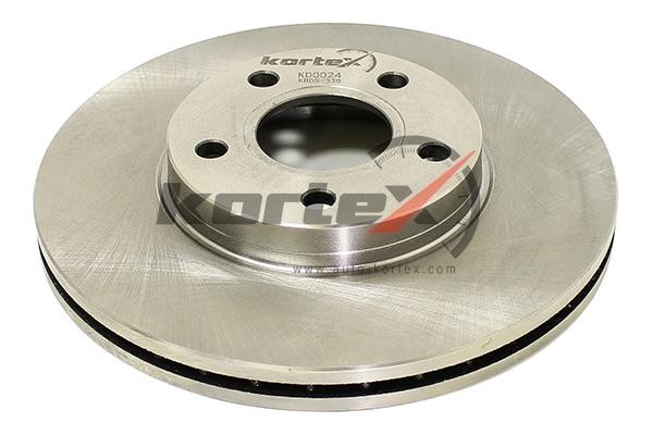 Диск тормозной FORD Focus (04-),C-Max (03-) передний (1шт.) (мин.2шт.) KORTEX KD0024 KORTEX