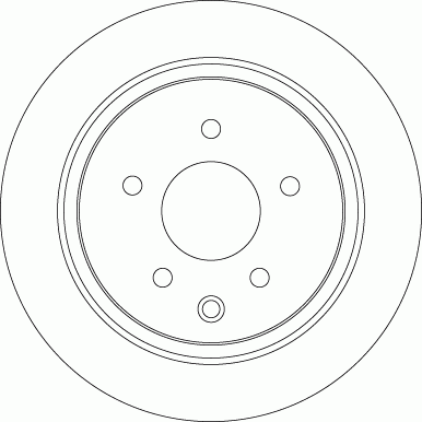 Диск тормозной задний NISSAN JUKE, QASHQAI, TEANA I-II (292мм) DF7369 DF7369 TRW