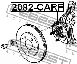 Ступица 2082-CARF 2082-CARF FEBEST