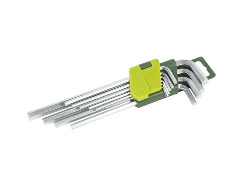 Набор шестигранников Г-образн 10пр. (1,5-10мм) удлиненных /ДЕЛО ТЕХНИКИ/ 561102 DELO TEHNICI