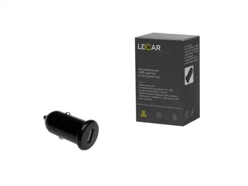 Прикуриватель-разветвитель (2 USB) 2.1А LECAR000025209 LECAR