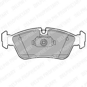 Колодки передние BMW 3 E46 LP1421 LP1421 DELPHI