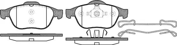 843 10 [7701206599] !колодки дисковые п.\ Renault Laguna 01> 084310 REMSA
