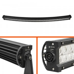 Фара светодиодная (балка) двухрядная изогн., 80LED комбин.свет, 240W, (1065х78х6 ALED058 AIRLINE